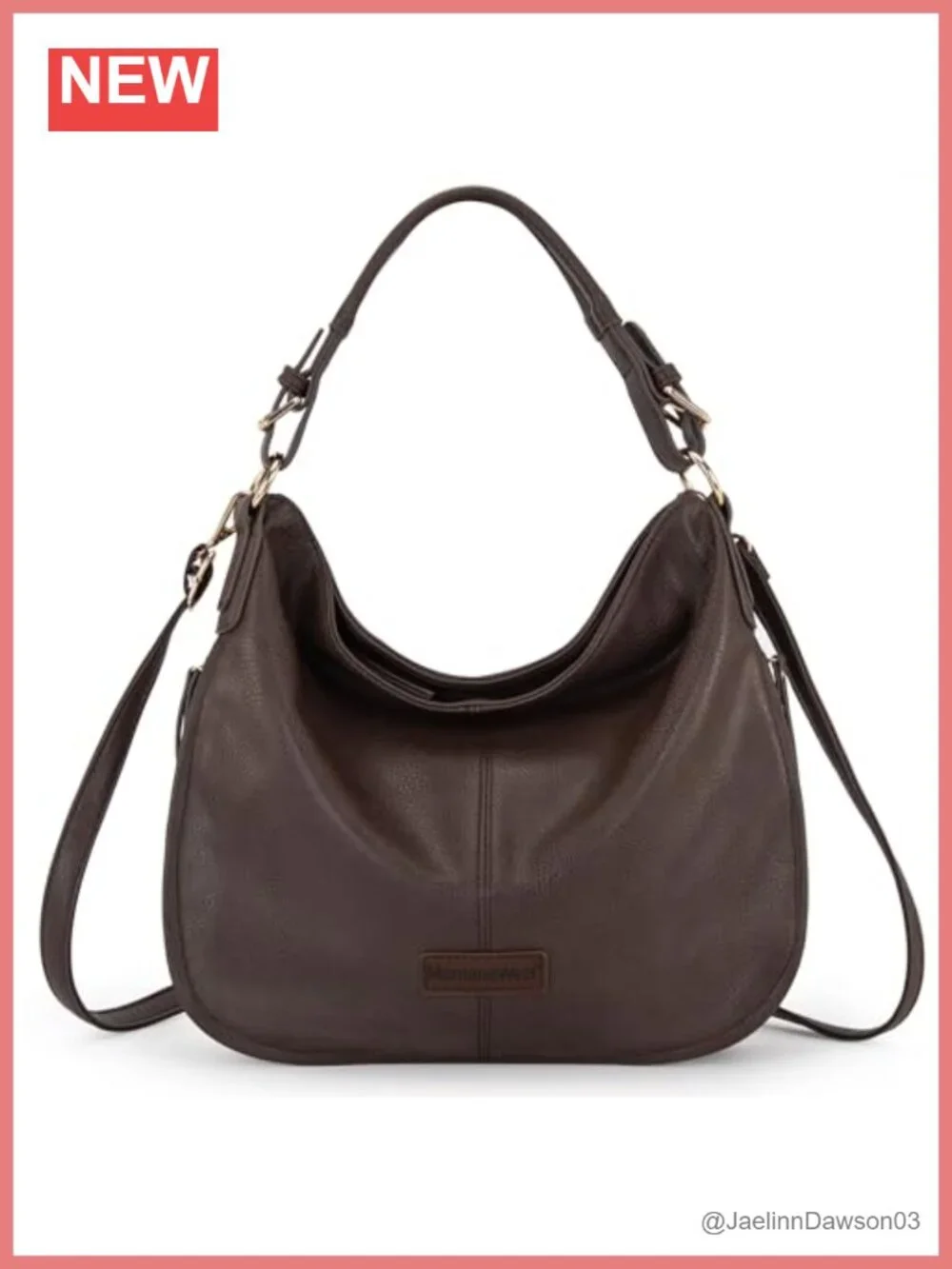 Women's Hobo Bag Vegan Leather Shoulder Crossbody Purse Large Handbag